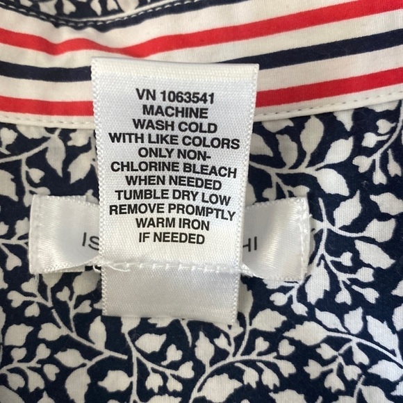 Isaac Mizrahi Button Down Short Sleeve Midi Dress - Picture 6 of 10